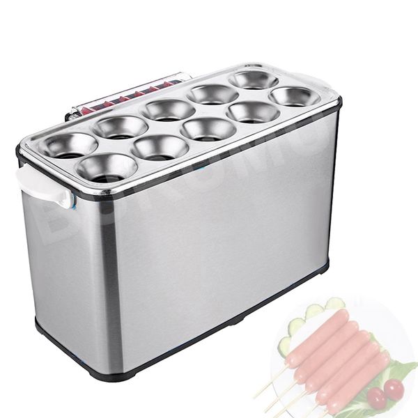 M￡quina de cozimento de cachorro -quente comercial Baking Baked Salsicing Maker omele