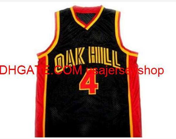 Benutzerdefinierte Männer Jugend Frauen Vintage #4 OAK HILL RAJON RONDO HIGH SCHOOL Basketball-Trikot Größe S-4XL 5XL oder benutzerdefiniertes Trikot mit beliebigem Namen oder Nummer