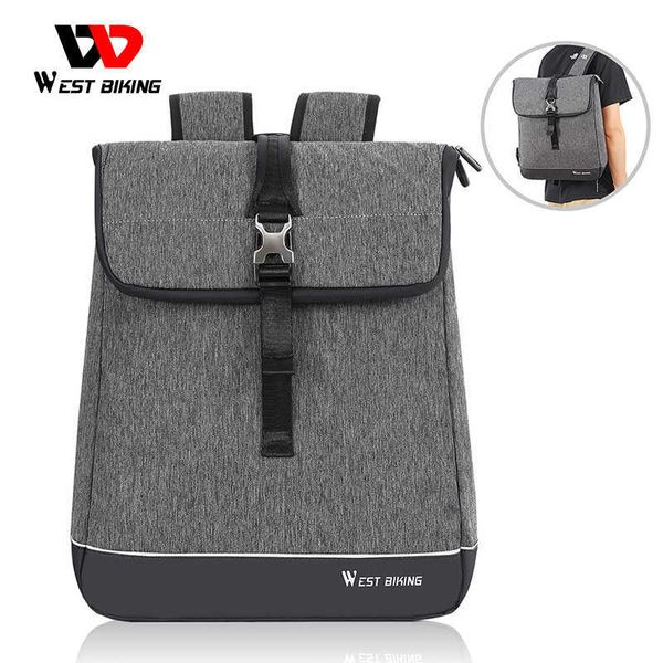 Borse laterali WEST BIKING Bici da ciclismo 25L Zaino per laptop impermeabile per uomo Donna MTB Portabici da strada posteriore Borse laterali 0201