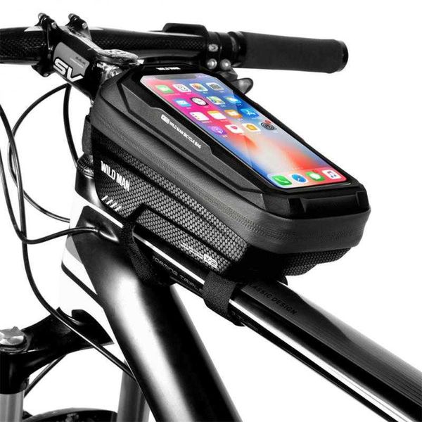 Paniers S Bike Bicycle Top Tubo Top Top Touch Screen de 6,5 polegadas CASE IMPRESHO DE CICLAMENTO DE CICLAMENTO DO CAMPO DE COMPRIMENTO PARA MTB FORDA SACO DE HODEBRO 0201