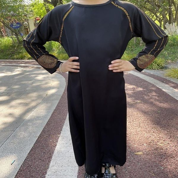 Etnik Giyim Müslüman Moda Kızlar Arap Elbise Orta Doğu Etek Dubai Suudi Malezya Jilbab Abaya Kaftan