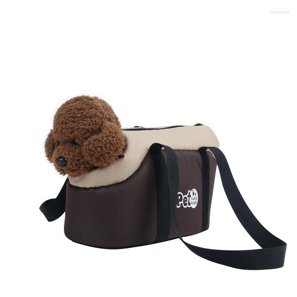 Coprisedili per auto per cani Pet Puppy Bag Out Portable Single Shoulder Teddy Tote Pieghevole Kitten Backpack Cat Carrier