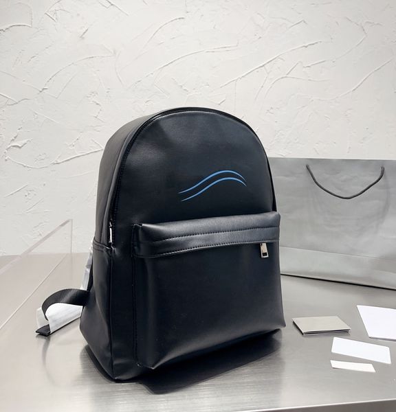 Designer Herren-Rucksack mit doppelter Schulter, luxuriöse Damen-Laptoptasche, große Kapazität, Studenten-Büchertasche, Leder-Reisetaschen