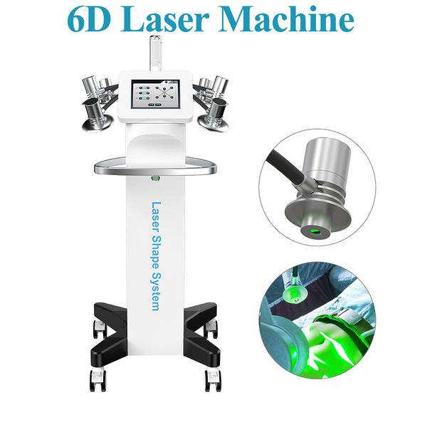 Dispositivo verticale per la perdita di peso del corpo laser 6D che dimagrisce la macchina per la rimozione del grasso Riduzione della cellulite Brucia i grassi Dispositivo per la perdita di peso del modellamento del corpo