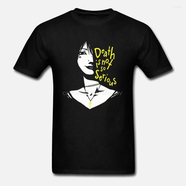 Herren-T-Shirts „The Sandman Death Is Not So Serious“-T-Shirt aus Baumwolle mit Grafik