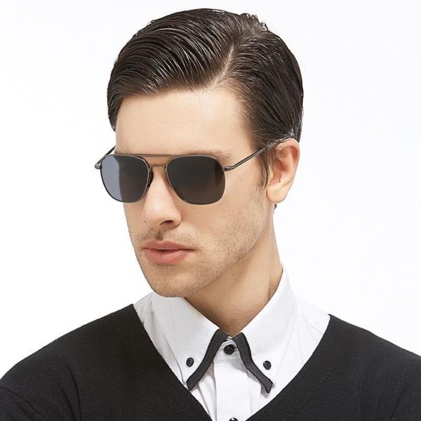 Sonnenbrille Mode Schwarz Amerikanische Armee MILITÄR Polarisierte Pilot Herren Marke Optische Sonnenbrille