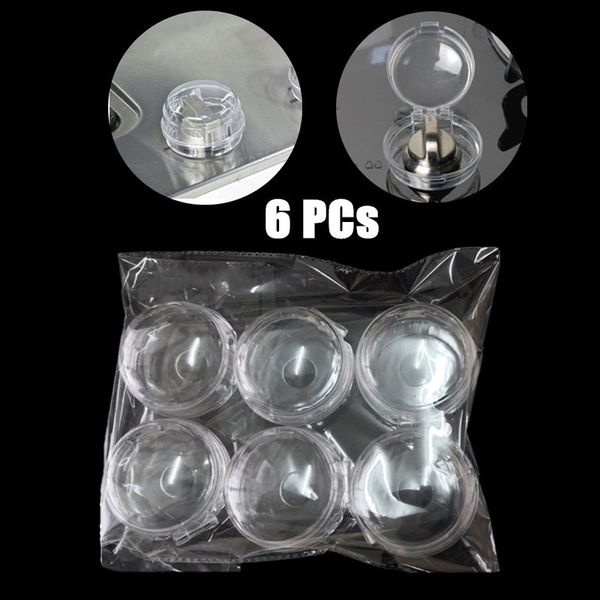 Koltuk Kapakları 6 PCS Bebek Güvenliği Fırın Kilitli Kapak Gaz Sobası Bebek Çocuk Koruyucu Malzeme ve Doğru Boyut Mutfak Malzemeleri 230204