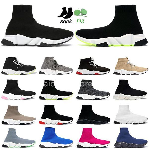 Top Speed ​​2.0 Sock Shoes Sapatos de tênis Designer Men Women Sneakers Speed ​​Trainer Speed ​​Shoe Shoe Shoe Soques Treinadores 36-45 B9