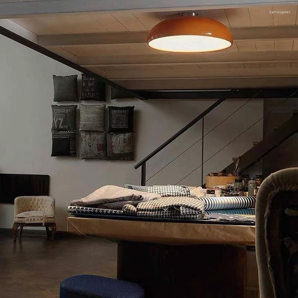 Luzes de teto, lâmpada multicolorida italiana, quarto de alumínio moderno minimalista decoração de moda nórdica