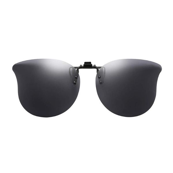 Sonnenbrille Polarisierte Clip On Over Glasses Gelbe Nachtsicht für Autofahren Männer Frauen Cateye Brillen 900L13Sunglasses