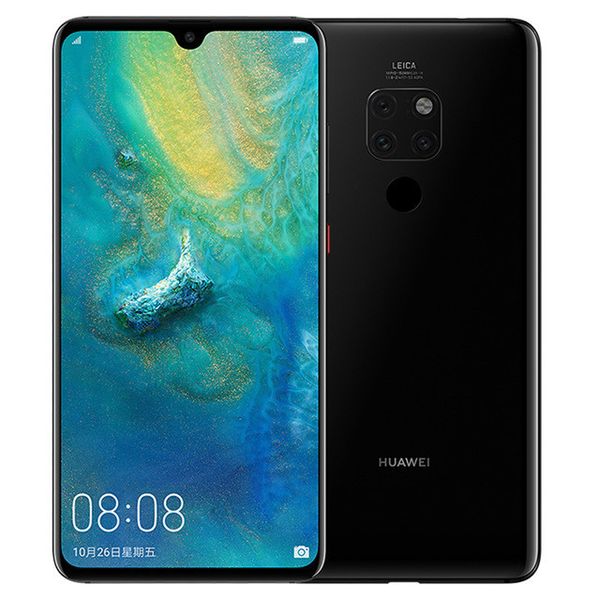 Оригинальный Huawei Mate 20 4G Мобильный телефон Smart 6GB RAM 64GB 128GB ROM Kirin 980 Octa Core Android 6,53 