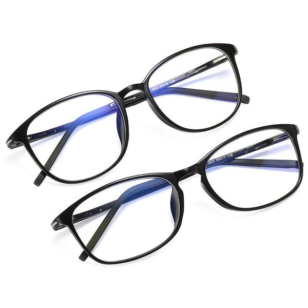 Óculos de sol Anti-luz azul liso de leitura de óculos olnylo de proteção de radiação personalizada Estrutura de óculos espetáculos para mulheres homens