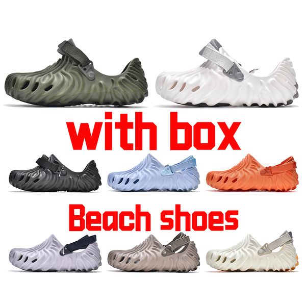 Semplici sandali firmati pantofole con foro a conchiglia uomo classico fondo spesso uomo donna estate scarpe da spiaggia antiscivolo maggiorate scarpe da donna casual da casa