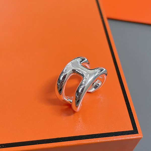 Luxuriöser Designer-Mode-Ins-Trend-Minderheits-Design-Ring für Männer und Frauen, luxuriöser Zeigefinger-offener Ring, vielseitig und einfach