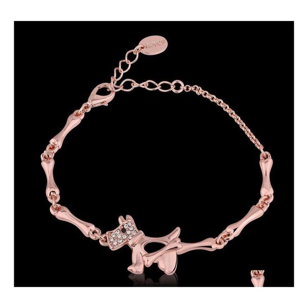 Charm-Armbänder, Armreif, indischer Schmuck, Unendlichkeit, 18 Karat Gold, Vipjewel, Drop-Lieferung, Dhz6T