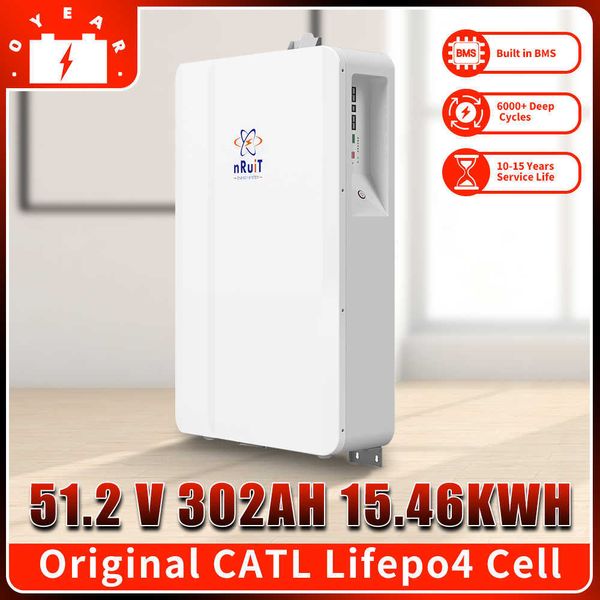 15kW Backup de bateria em casa 48V LifePO4 Bateria NRUIT 300AH Bateria de armazenamento de energia para casa residencial parede de energia comercial