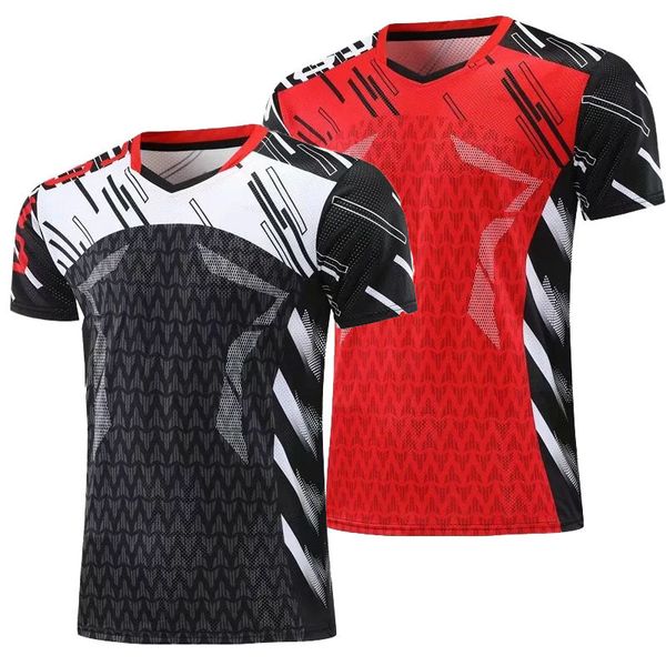 Camisetas ao ar livre camiseta ping pong homens mulheres crianças mesa tênis jerseys sportswear badminton Outdoor Running T Sport Sport Clothing 230204