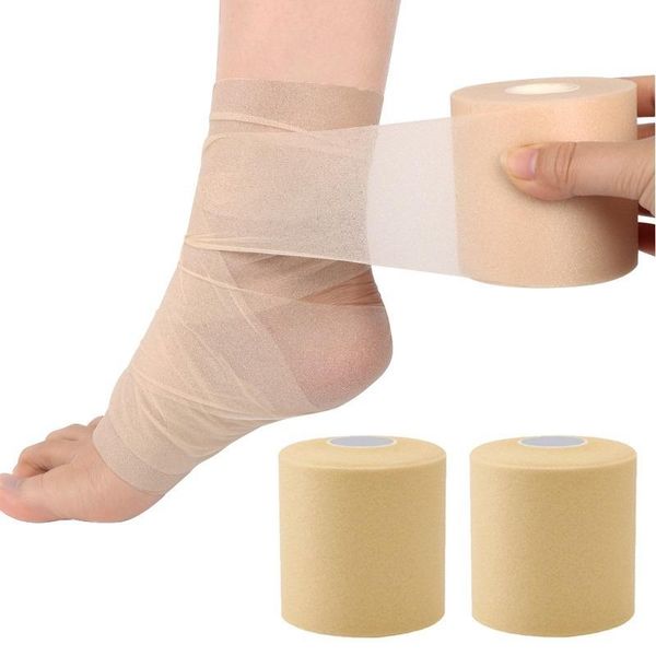 Knie Pads Ellenbogen Schaum Bandage Knöchel Haut Membran Hand Schutz Outdoor Tragbare 1PC Underwrap Gym Handgelenk Sport TapeElbow