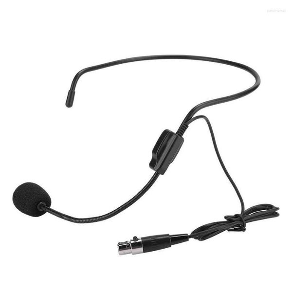 Microfones mini xlr 3pin Ta3f Cabeça de plugue usando microfone amplificador para esportes de desempenho