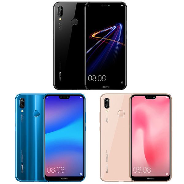 Оригинальный Huawei Nova 3e 4g LTE Сотовый телефон 4GB RAM 64GB 128GB ROM Kirin 659 Octa Core Android 5,8 дюйма с полным экраном 24,0 Мп.