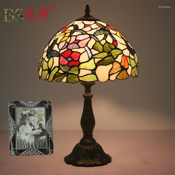 Tischlampen im nordischen Stil, Lichter für Schlafzimmer, Gaming, Deko, Halloween, grüne Keramiklampe, klar