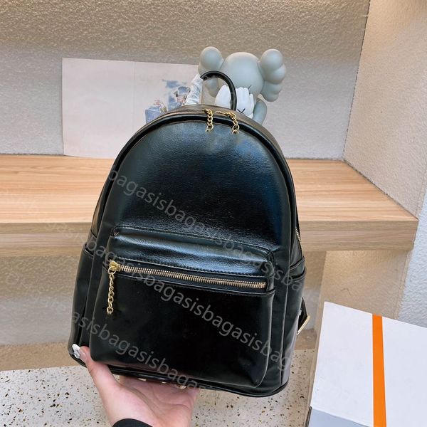 2023 Frühling Schwarz Frauen Kordelzug Rucksack Geldbörse CC Rucksack Geldbörse Rindsleder Frau Wickeltasche Münze Geldbörsen Kartenhalter Designer Duffle Bag 11749