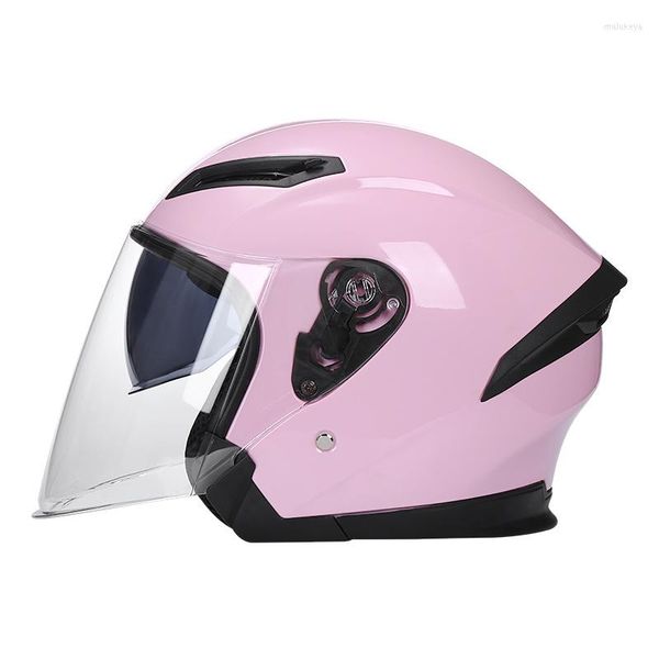 Мотоциклетные шлемы Byb Helmet Electric Bike Unisex Unisex Half Double Lens