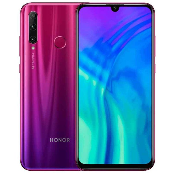 Original Huawei Honor 20i 4G LTE Handy 6 GB RAM 64 GB 128 GB 256 GB ROM Kirin 710 Octa Core Android 6,21 Zoll Vollbild 32,0 MP Fingerabdruck-ID Gesicht Smart Mobiltelefon