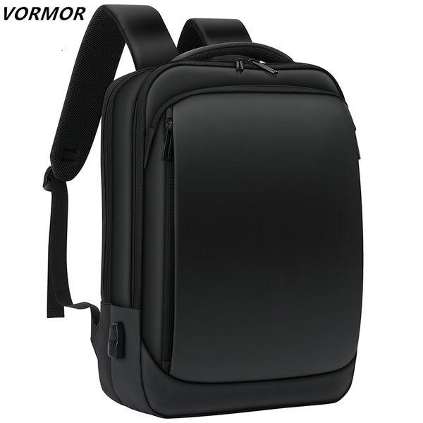 Zaino VORMOR Marca Laptop Uomo 14 156 pollici Impermeabile Scuola s USB Ricarica Business Borsa da viaggio maschile 230204