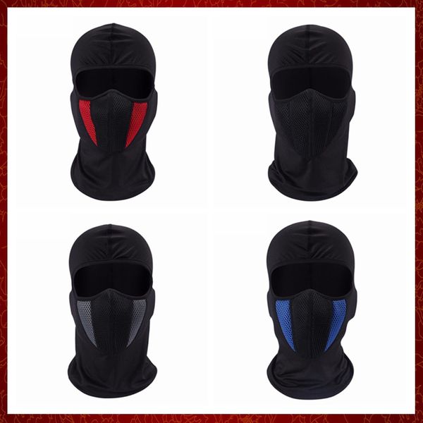 Mzz157 Máscara facial da motocicleta Anti-UV balaclava respirável Gezicht Mascara rímel rápido Bivakmuts Motor Sjaal Motorsiklet Maske