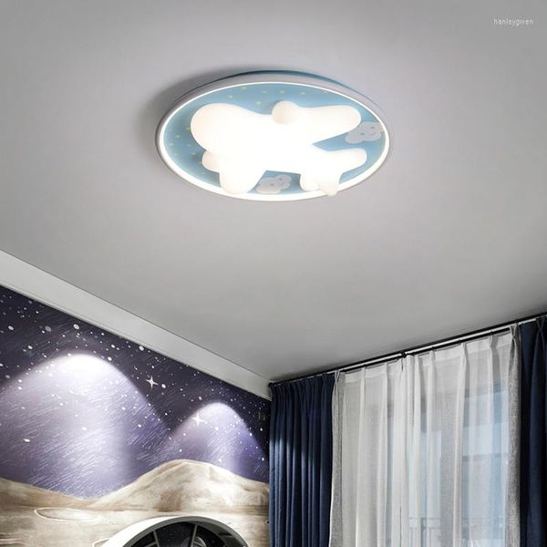 Plafoniere Lampade a led semplici per soggiorno Camera da letto Studio Camera dei bambini Lampadario per aeroplano Apparecchi di illuminazione per interni moderni per la casa