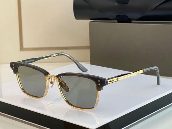 Óculos de sol de óculos Menções de luxo da mulher de luxo de alta qualidade Gasted Metal Metal Sunglasses Mach Six Big Gream