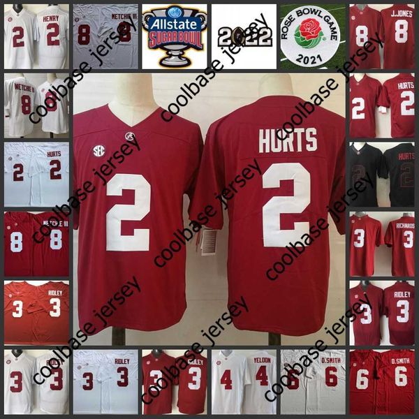 Alabama Crimson Tide Football Jersey 2 Derrick Henry 2 Jalen Hurts 3 Trent Richardson 3 Cal vin Ridley 4 T.J. Yeldon 6 DeVonta Smith 8 Julio