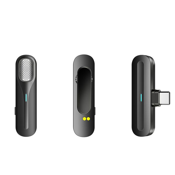 NUOVO microfono wireless portatile microfono per registrazione audio per elettronica per iPhone telefono cellulare Android - tipo C