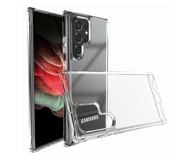 Custodie per telefoni trasparenti per Samsung Galaxy S23 Plus Custodia protettiva sottile in gel TPU antiurto ultra trasparente