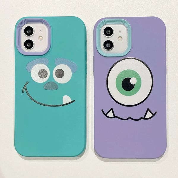 Novos casos super fofos 3 em 1 360 Protection Soft Silicone Phone Case para iPhone 14 13 12 Pro 11 x xs xr max 6 6s 7 8 Plus Se mini capa