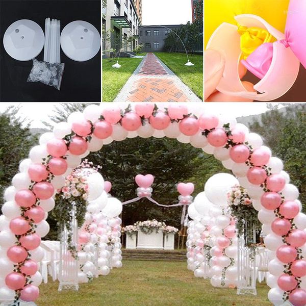 Decoração de festa decorações de aniversário crianças balões adultos colunas de casamento stand arch titter home de natal