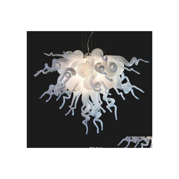 Lampade a sospensione Lr1053Bellissimo lampadario a forma di cuore bianco puro progettato piccolo lampadario in vetro decorazioni di nozze centrotavola luce led goccia dhhze