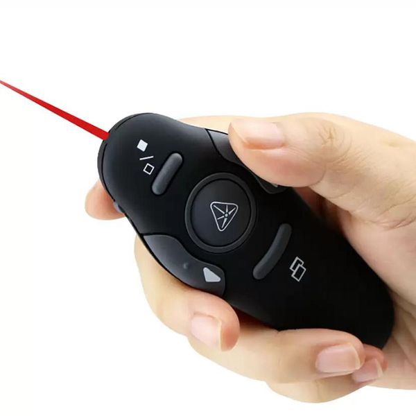 Presentatore wireless da 2,4 GHz Red Laser Point Pen Ricevitore USB RF Pagina Controllo Remote Pagina PPT Presentazione PowerPoint 200pcs