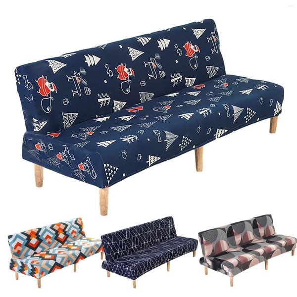 Tampas de cadeira capa universal de sofá elástico sem braço