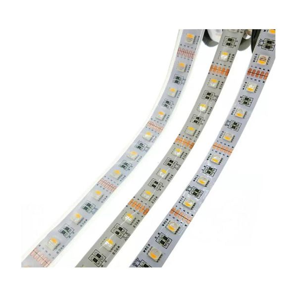 Strisce Led 4 In 1 Rgbw Strip 5050 Dc12V Luce Flessibile Rgbaddwhite / Rgbaddwarm Bianco 60 Leds/M 5M/Lot Drop Delivery Luci Illuminazione Dhsfz