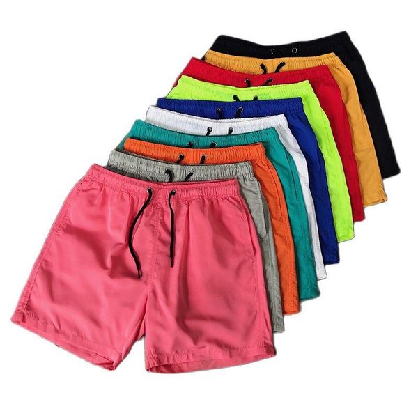 Shorts masculinos Candy de verão 5 pares de 10 colorido calças deque M-5xl Poliéster de inspeção de qualidade