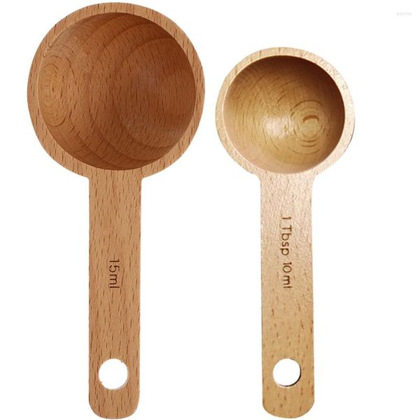 Set di stoviglie Cucchiaio da tè Cucchiaio da zucchero Cucchiaini da caffè Dosatore sciolto Contenitori in legno Cucchiaio da tavola Sale Antipasto Misura Cucchiaino da tè in legno