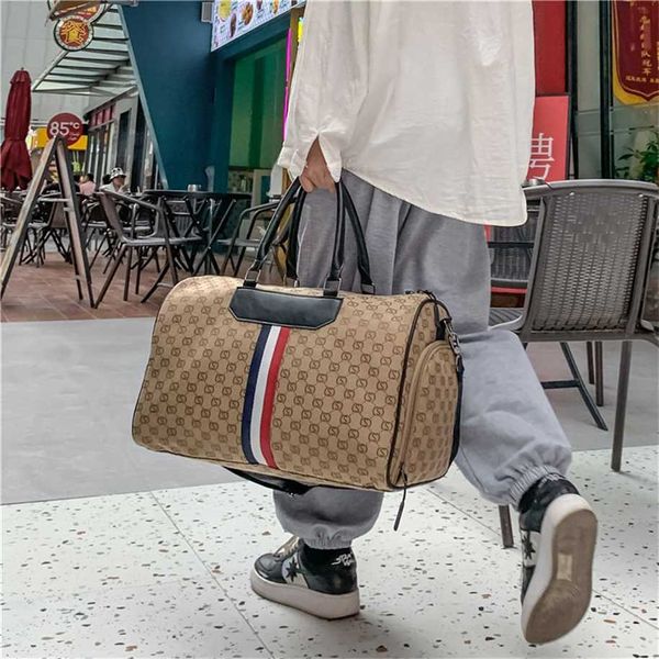 2023 Borse Outlet Saldi online Elegante borsa da viaggio portatile monospalla Borsa sportiva in tessuto per magazzino di scarpe indipendente di grande capacità per uomo e donna