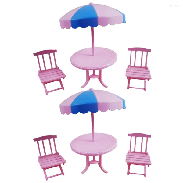 Coperture per sedie Beach Chairminiature Mini mobili da mobili ornamenti ombrello pieghevole giardino a vela decorazioni per decorazioni per moto