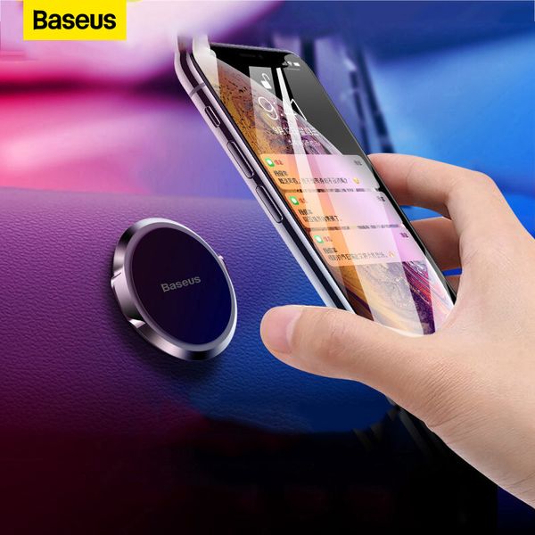 Suportes para suportes de celular Baseus Univeral Suporte de telefone magnético para carro Air Vent Mount Ímã Painel Suporte para carro Suporte para mesa Adesivo de parede suporte para celular 230206