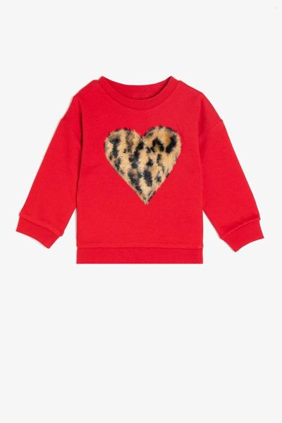 Herren-Kapuzenpullover Koton Kids Red Baby Girl Sweatshirts