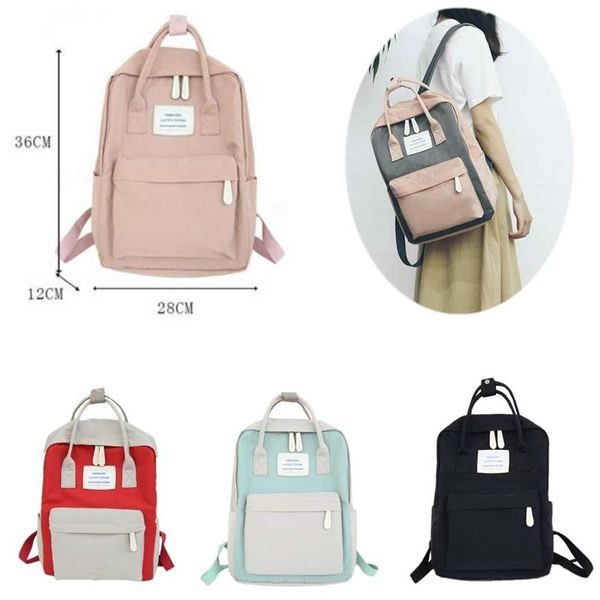 Mulheres meninas Oxford Backpack School School Travel Sports Sports Sports Bolsa ￠ prova d'￡gua Satchel Bag Bag College Rucksack Mumm307J