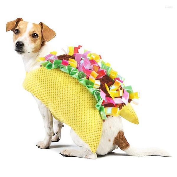 Hundebekleidung 1PC Halloween Haustier Kostüm Lustige Hamburger Form Welpe Cosplay Kleidung Urlaub Kätzchen Katze Party Outfit Zubehör