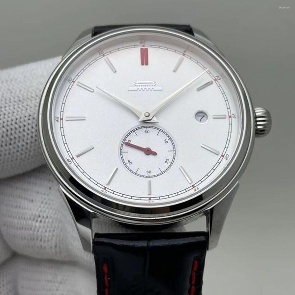 Смотреть роскошные пекинские часы -наручные часы мужская сапфировая календарь из нержавеющей стали.